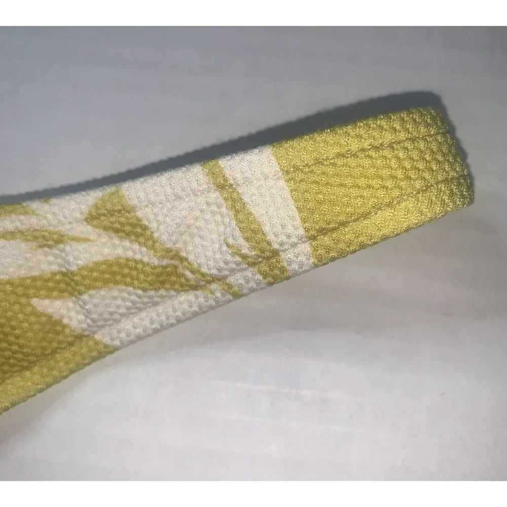 L*Space Itsy Cut Thong Bikini Bottom Floral Texture Ivory Olive Green‎ M/M